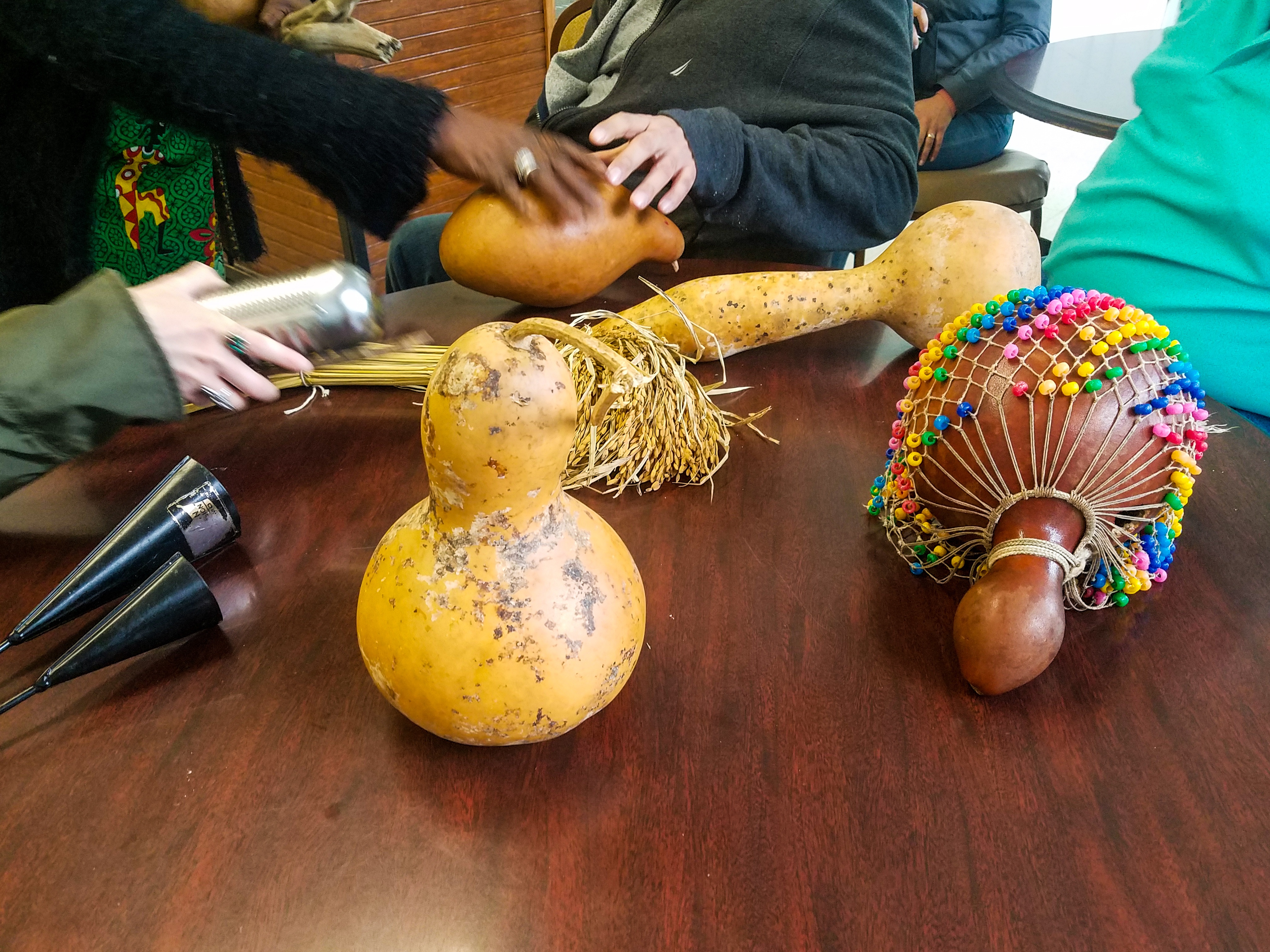 Different objects used as instruments in Gullah culture