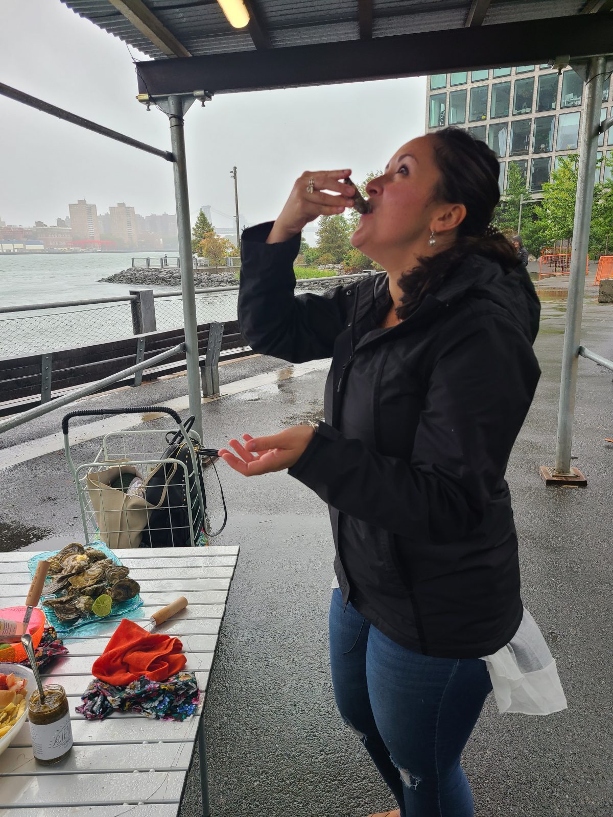 Oyster Shucking in Brooklyn on a Rainy Day Wandering Why Traveler