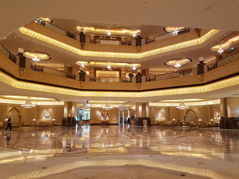 Emirates Palace in Abu Dhabi