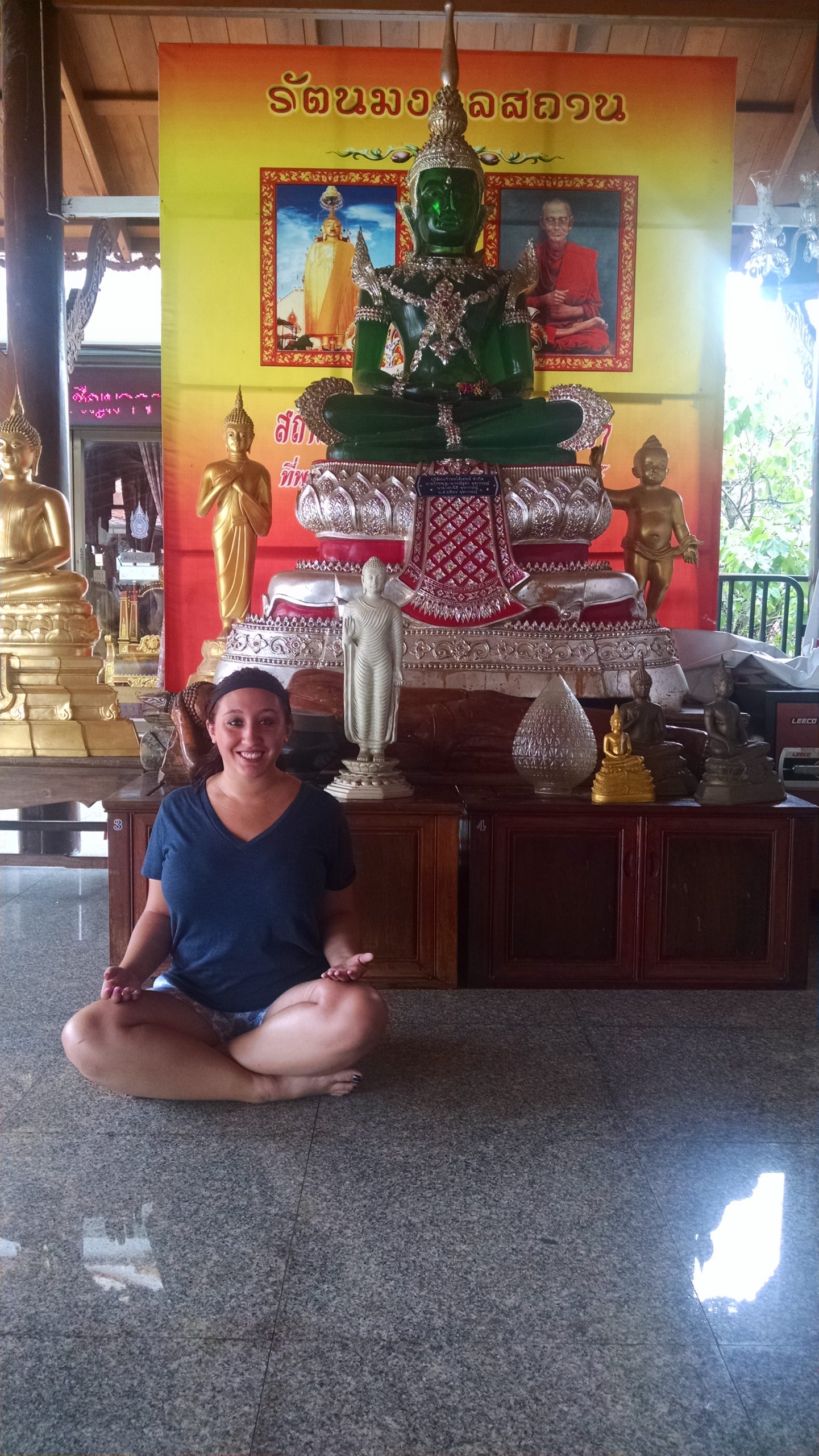 Touring temples in Bangkok